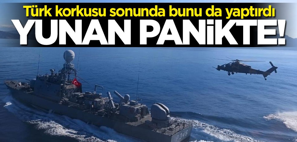 Yunan panikte! Rafale’den sonra şimdi de…