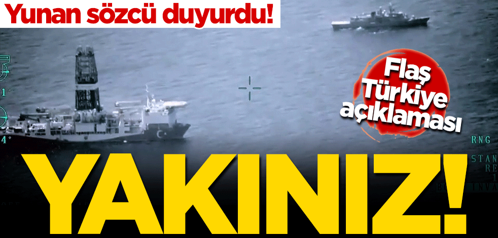 Yunan sözcüden dikkat çeken açıklama: Türkiye ile deniz yetki alanı görüşmelerine yakınız!
