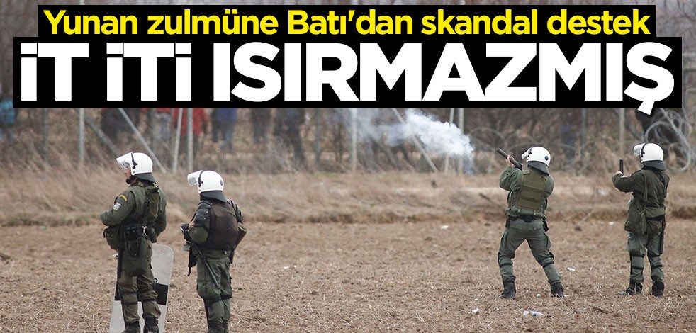 Yunan zulmüne Avrupa'dan üstü kapalı destek