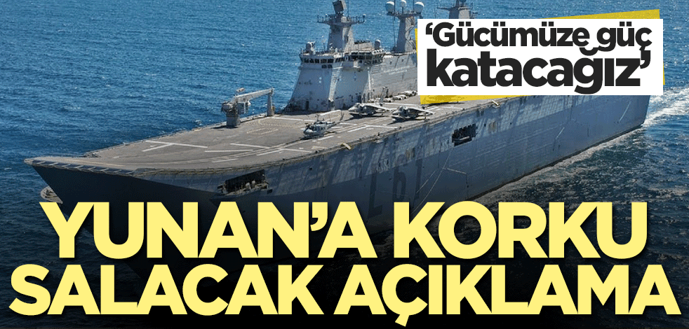 Yunan'a korku salacak açıklama: İnşası devam eden gemilerimizle gücümüze güç katacağız