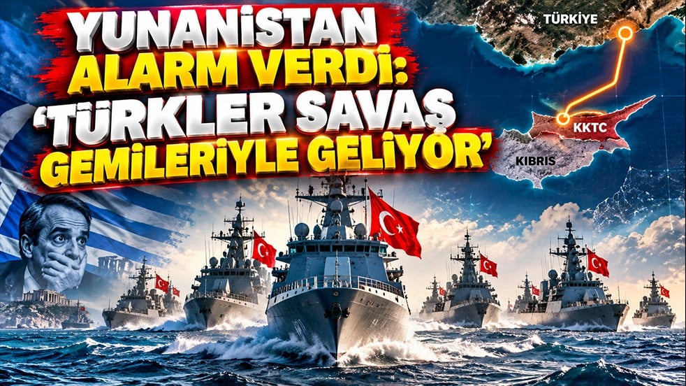 Yunanistan alarm verdi: ‘Türkler savaş gemileriyle geliyor’