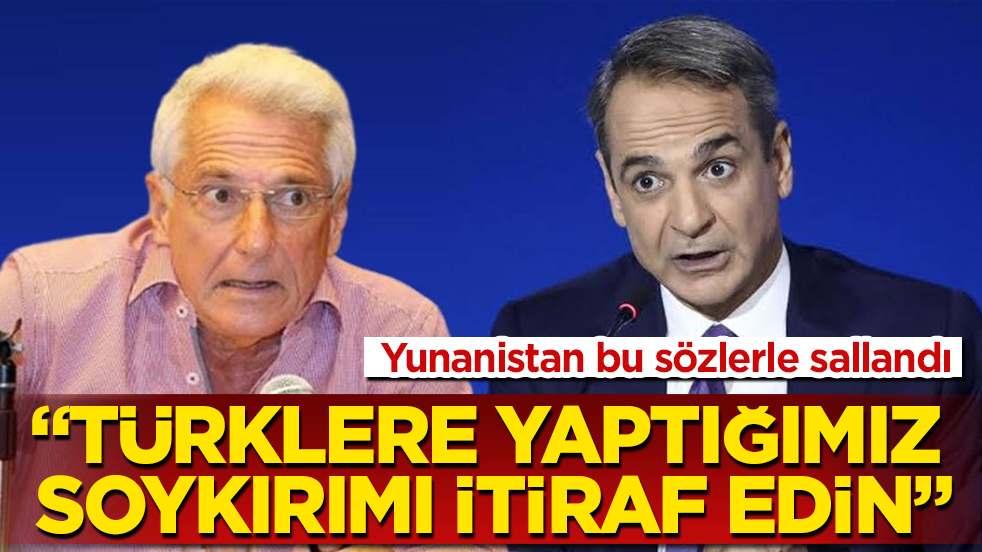 Yunanistan bu sözlerle sallandı! Başbakan Miçotakis’in olduğu canlı yayında ezber bozan çıkış: Türklere yaptığımız soykırımı itiraf edin