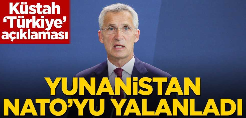 Yunanistan NATO'yu yalanladı