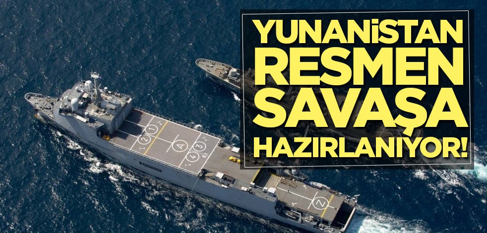 Yunanistan resmen savaşa hazırlanıyor