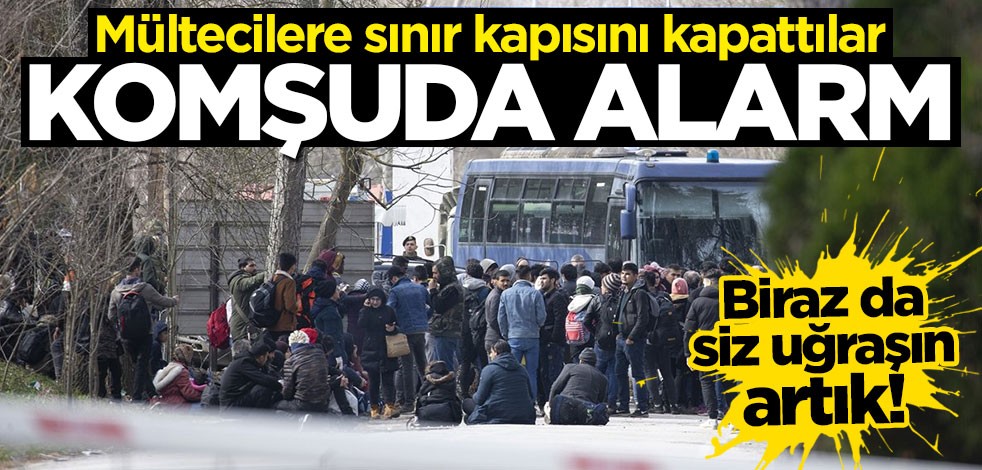 Yunanistan sınır kapısını kapattı