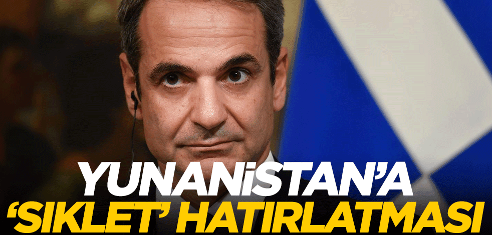 Yunanistan'a 'sıklet' hatırlatması