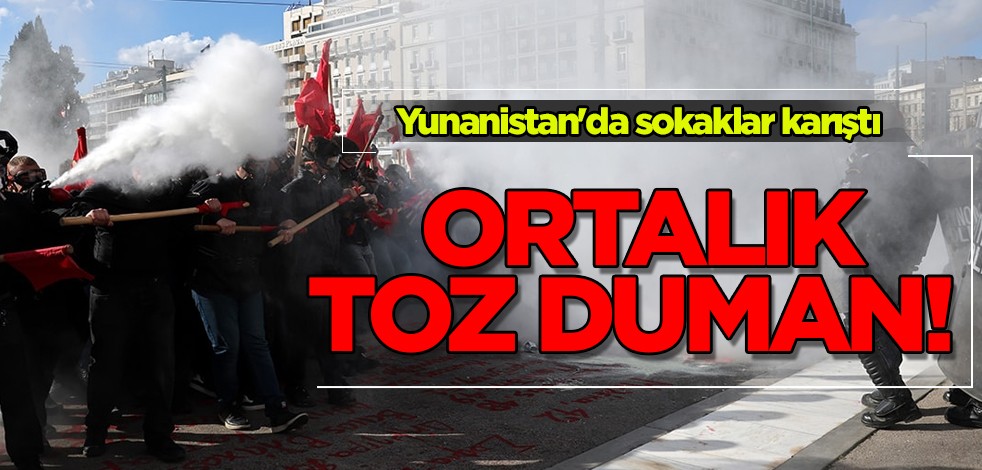 Yunanistan’da bir olay daha patladı! Öğrenci eyleminde sokaklar karıştı: Hesap sordular! Yaralılar var