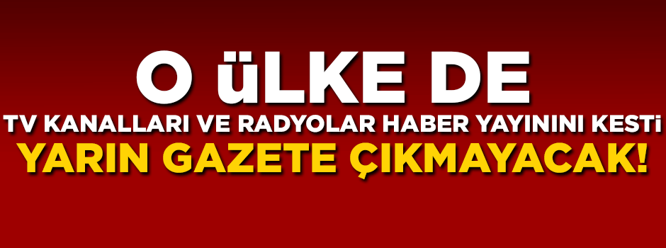 Yunanistan'da gazeteciler greve gidiyor!