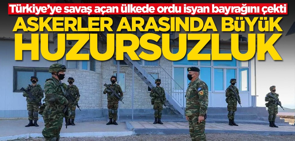 Yunanistan'da ordu isyan bayrağını çekti! Askerler arasında büyük huzursuzluk