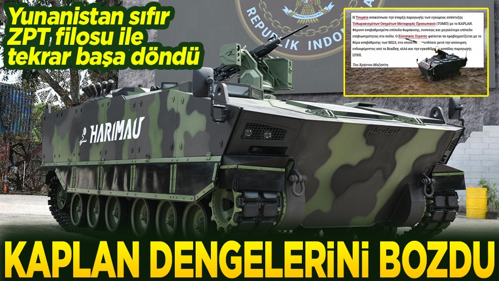 Yunanistan’da sıfır ZPT filosu ile tekrar başa döndü Kaplan dengelerini bozdu
