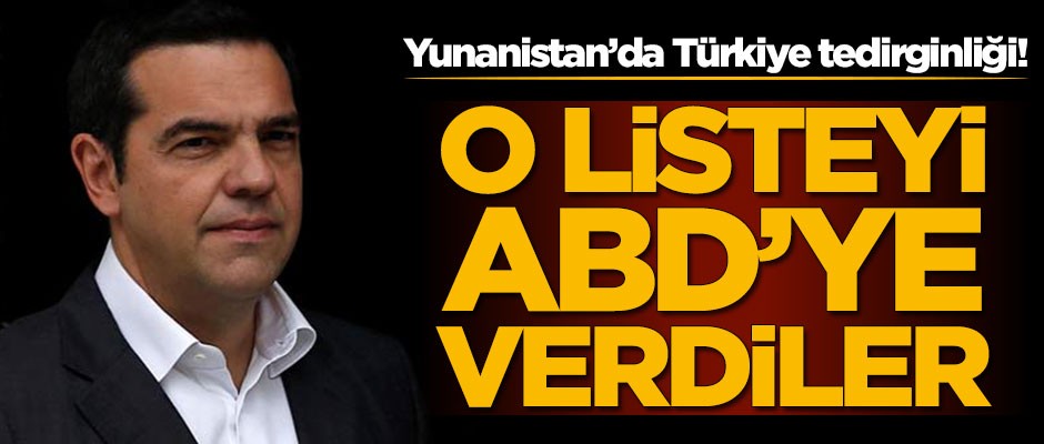 Yunanistan'da Türkiye paniği! Listeyi ABD'ye verdiler