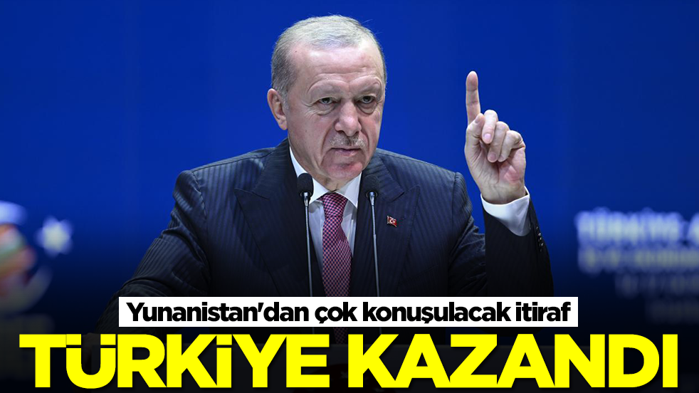 Yunanistan'dan çok konuşulacak itiraf: Türkiye kazandı