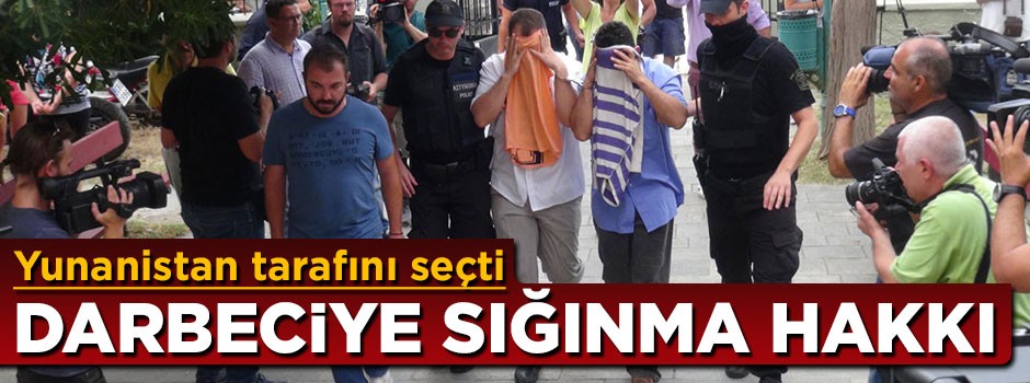 Yunanistan'dan darbeciye siyasi sığınma hakkı