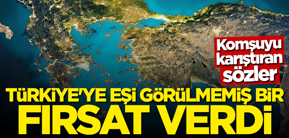 Yunanistan'ı karıştıran açıklama: Türkiye'ye eşi görülmemiş bir fırsat verdi