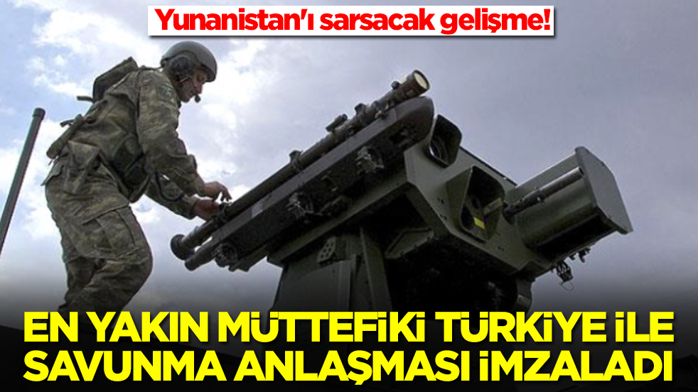 Yunanistan'ı sarsacak gelişme: En yakın müttefiki Türkiye ile savunma anlaşması imzaladı