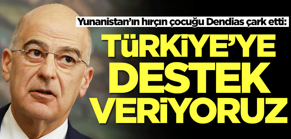 Yunanistan’ın hırçın çocuğu Dendias çark etti: Türkiye'ye destek veriyoruz