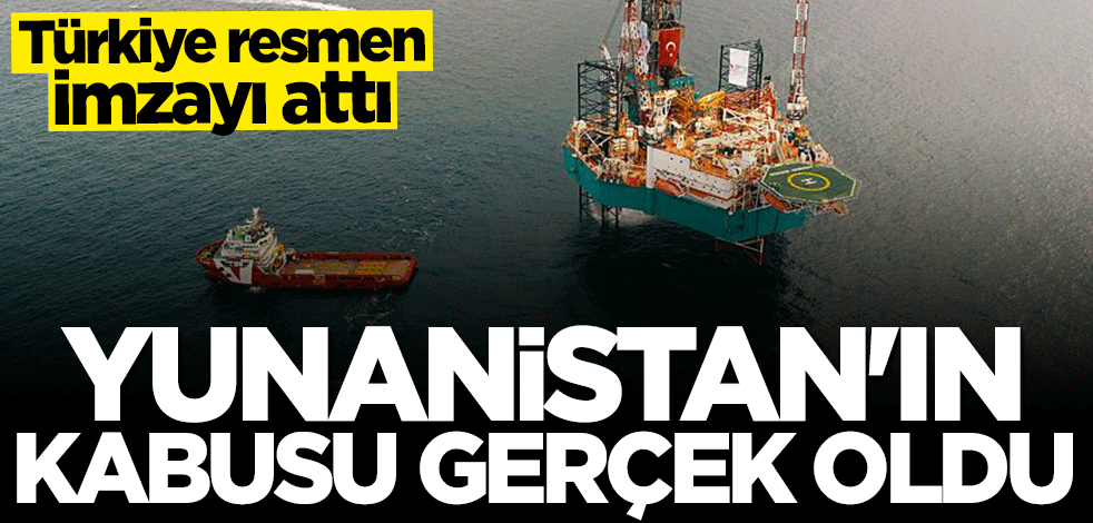 Yunanistan'ın korktuğu başına geldi... Türkiye resmen imzayı attı