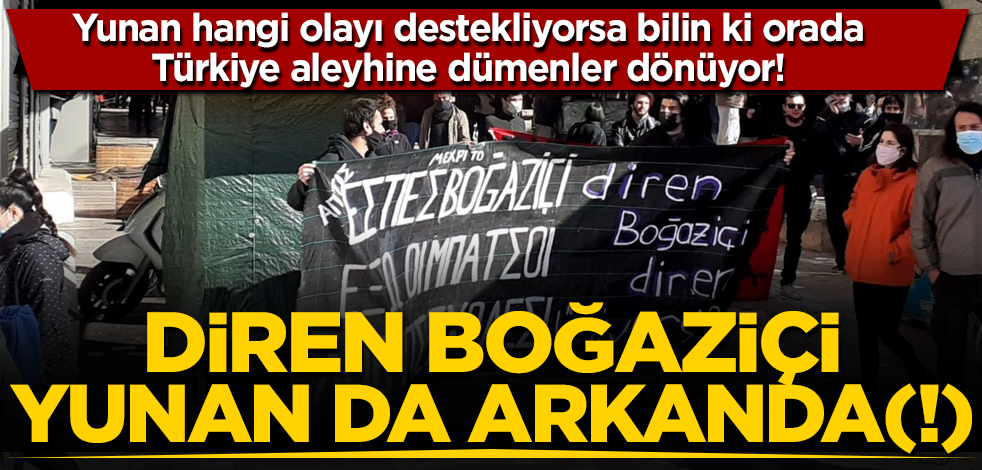 Yunanlardan Boğaziçi Üniversitesi'ne destek!