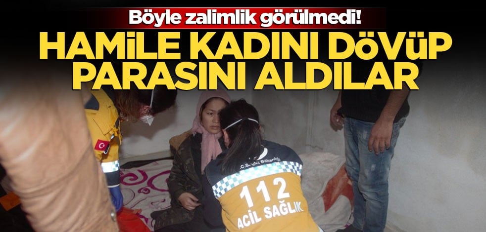Yunanlılar hamile mülteciyi dövüp parasını gaspetti