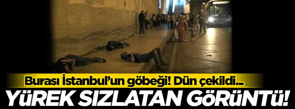 Yürekleri sızlatan görüntü! Dün akşam çekildi