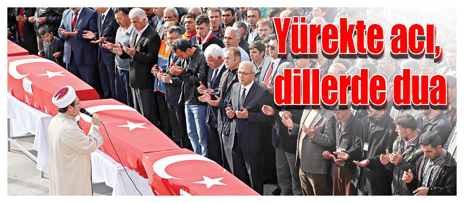 Yürekte acı, dillerde dua