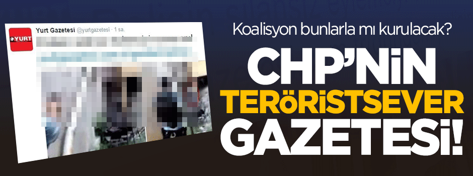 Yurt gazetesi teröriste sahip çıktı!