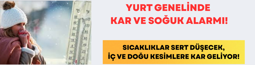 Yurt Genelinde Kar ve Soğuk Alarmı İstanbul İlçeleri'ne uyarı