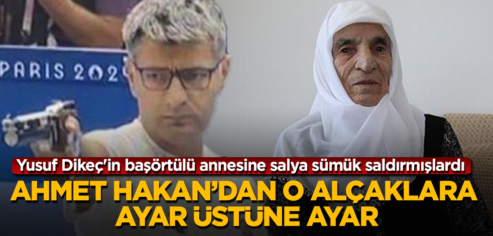 Yusuf Dikeç'in başörtülü annesine salya sümük saldırmışlardı! Ahmet Hakan'dan o alçaklara ayar üstüne ayar