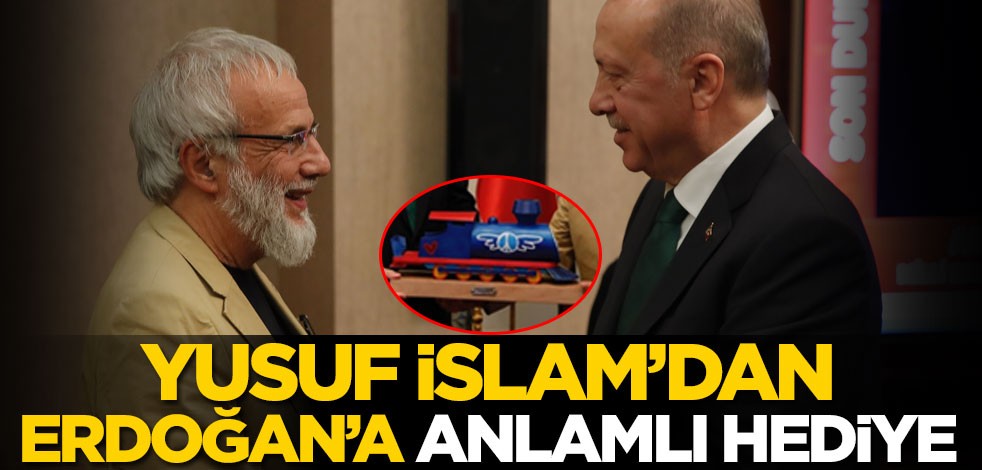Yusuf İslam'dan Cumhurbaşkanı Erdoğan'a anlamlı hediye