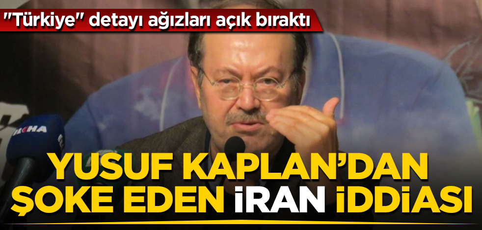 Yusuf Kaplan'dan şoke eden "İran" iddiası! "Türkiye" detayı ağızları açık bıraktı