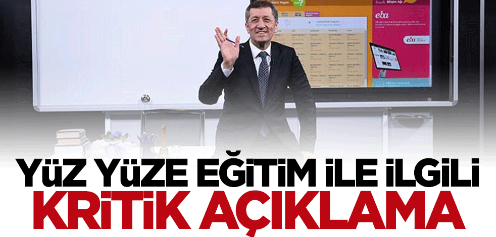 Yüz yüze eğitim ne zaman başlayacak? Bilim Kurulu üyesi açıkladı