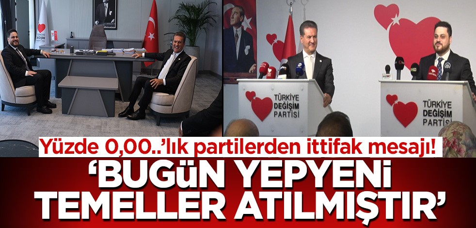 Yüzde 0,0...'lık partilerden ittifak açıklaması! Mustafa Sarıgül Hüseyin Baş'la görüştü