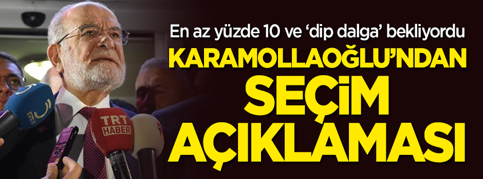 'Yüzde 10' bekleyen Karamollaoğlu'ndan 'seçim' açıklaması