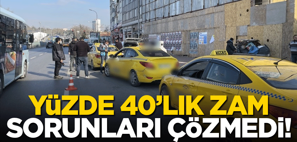 Yüzde 40 zam da değiştirmedi! Aynı bahaneyi öne süren taksicinin aracı bağlandı