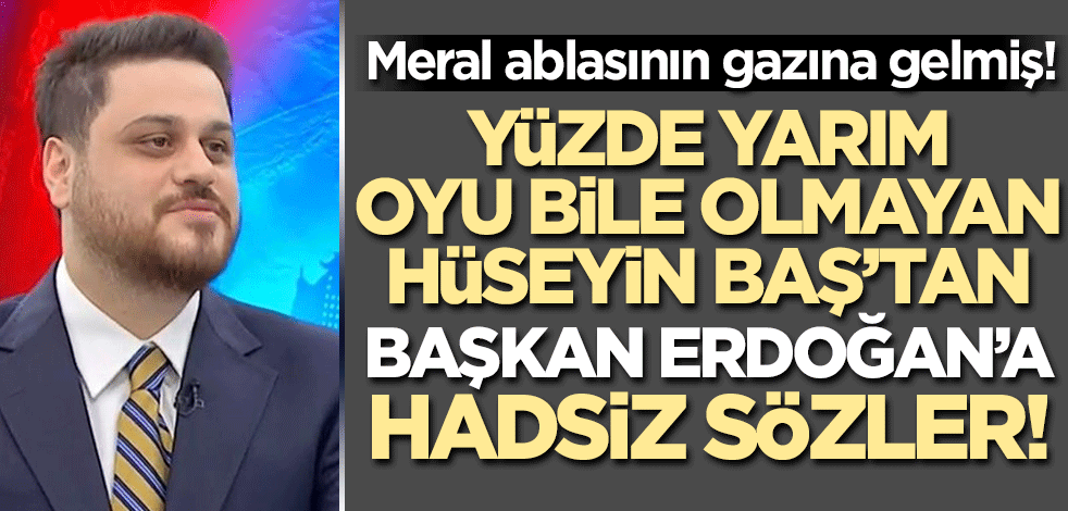 Yüzde yarımı bile görmeyen Hüseyin Baş'ın konuştuğuna bak! Uğraşma masaya almayacaklar