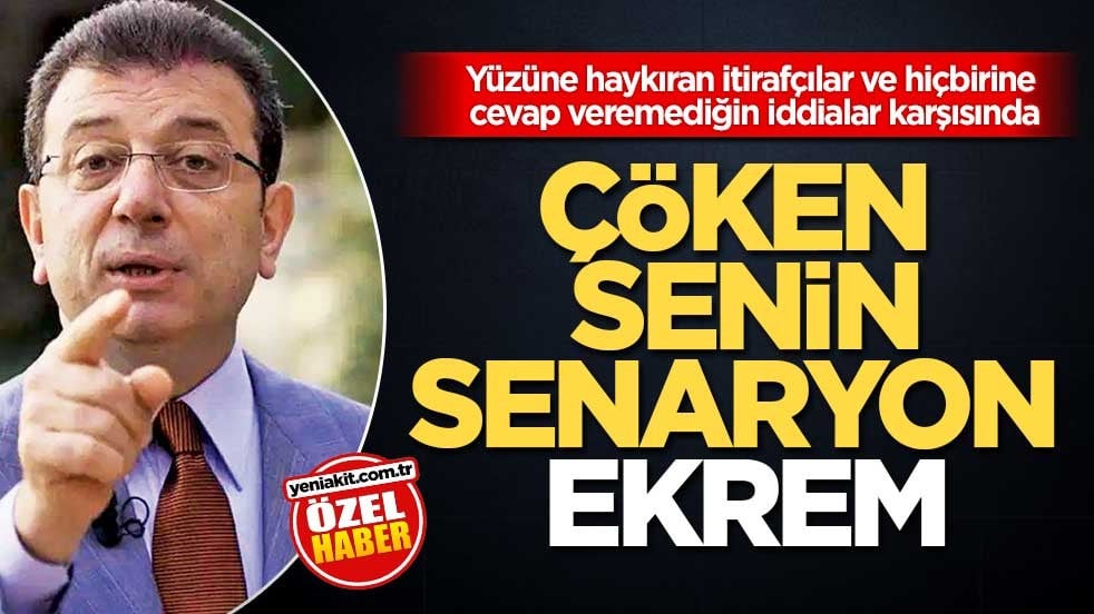Yüzüne haykıran itirafçılar ve hiçbirine cevap veremediğin iddialar karşısında! Çöken senin senaryon Ekrem