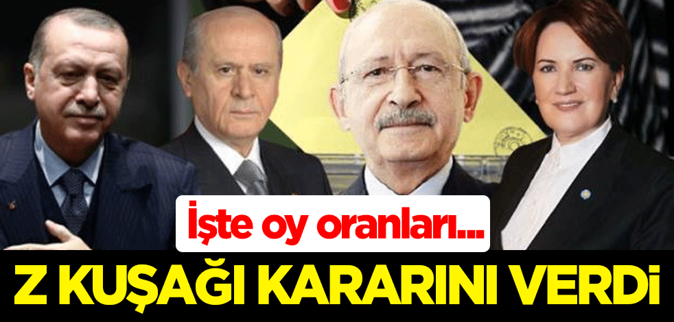 "Z kuşağı" algısı ellerinde patladı! AK Parti tercihlerde birinci