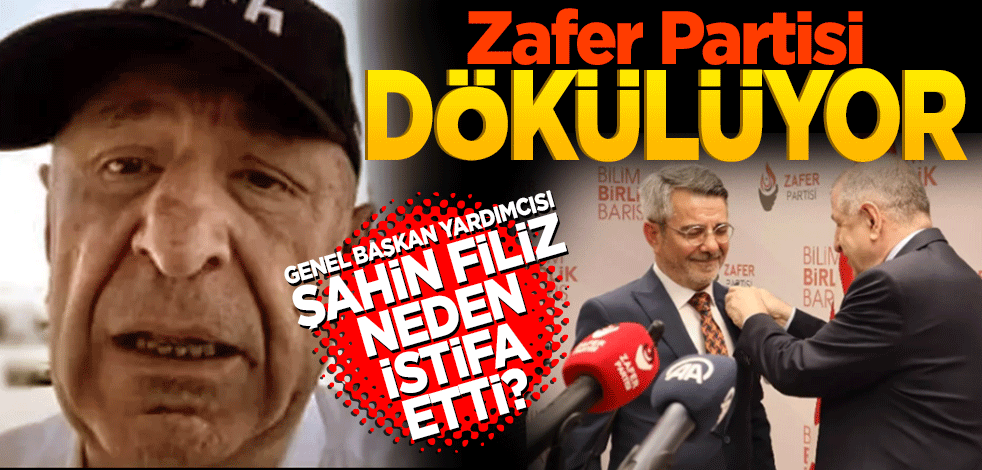 Zafer Partisi dökülüyor! Genel Başkan Yardımcısı neden istifa etti?