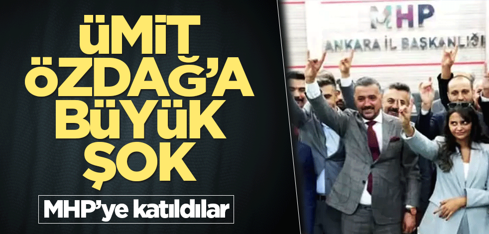 Zafer Partisi'nden istifa edip MHP'ye katıldılar