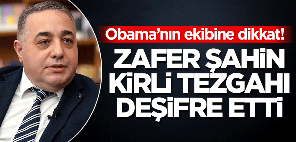 Zafer Şahin Obama'nın ekibini yazdı! İşte sosyal medyadaki seçim oyunu