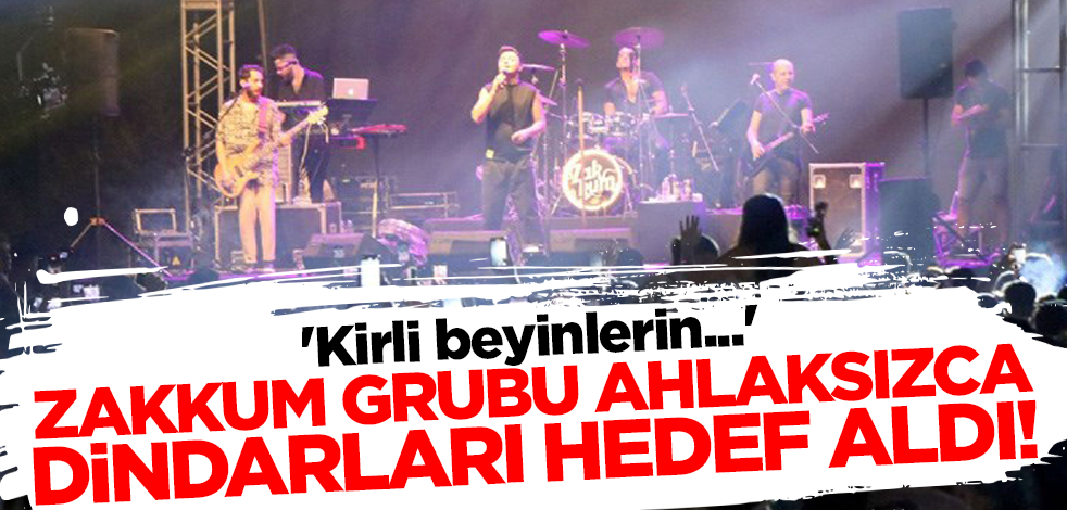 Zakkum grubu ahlaksızca dindarları hedef aldı! 'Kirli beyinlerin...'