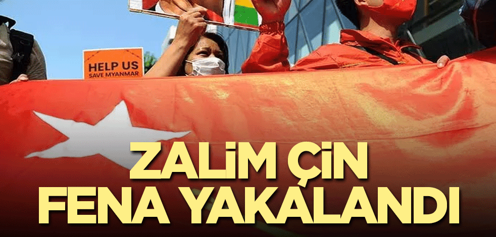 Zalim Çin fena yakalandı