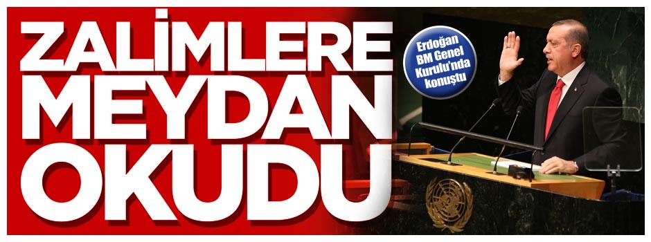 Zalimlere meydan okudu