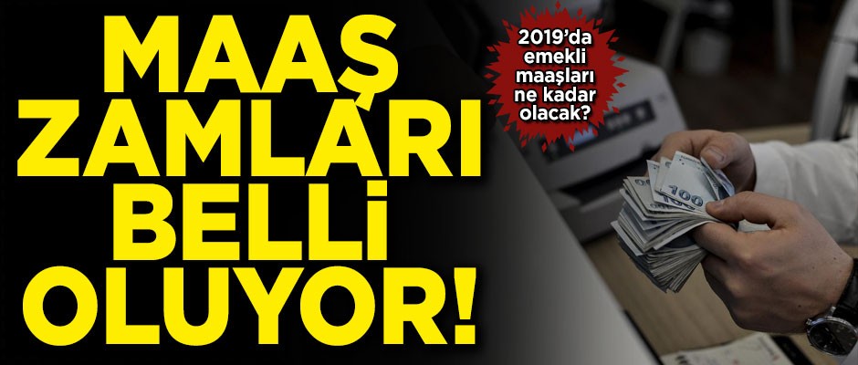 Zam oranları belli oluyor! 2019'da emeklilere ne kadar zam gelecek?