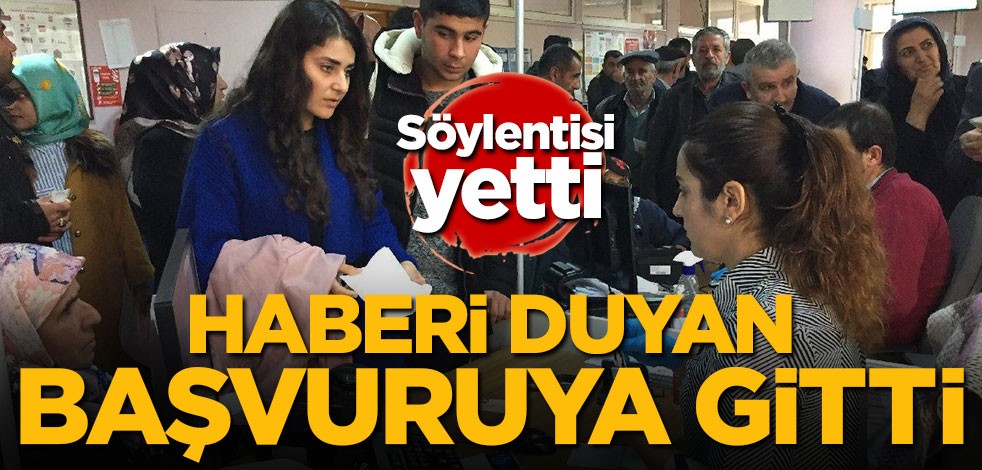 Zam söylentisi üzerine vatandaşlar nüfus müdürlüklerine koştu