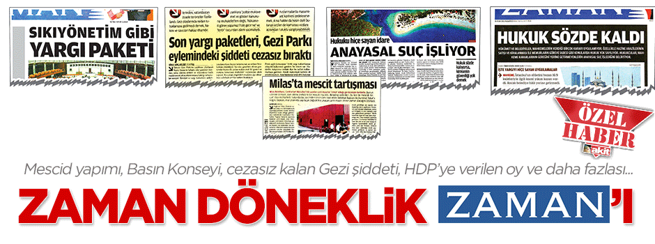 Zaman döneklik ZAMAN'ı