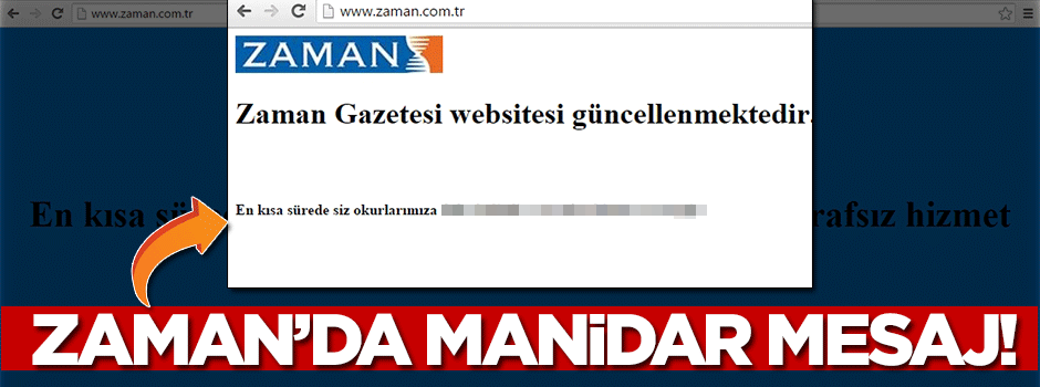 Zaman gazetesi artık 'daha tarafsız' hizmet verecek!