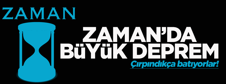 Zaman Gazetesi'nde tenkisat depremi