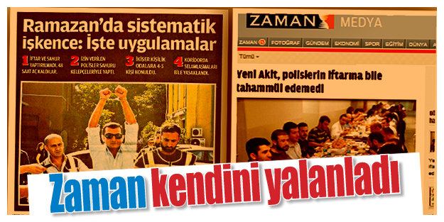 Zaman kendini yalanladı