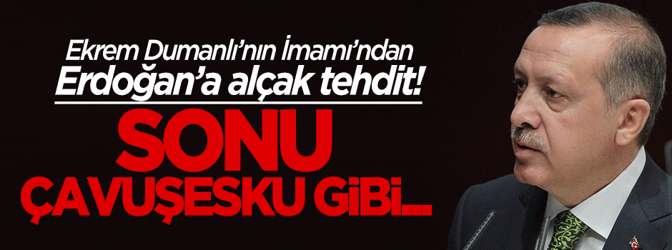 Zaman yazarından Erdoğan'a alçak tehdit!